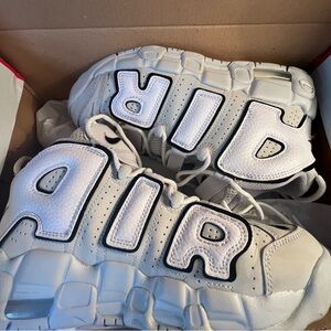 🤩NIKE 6Y Air More Uptempo Big Kids' Shoes 6.5Y Dust White Style:FD0022-0…